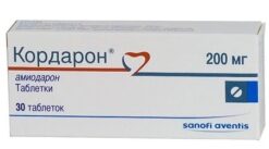 Кордарон, таблетки 200 мг 30 шт