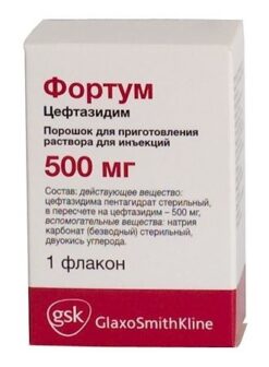 Fortum, 500 mg