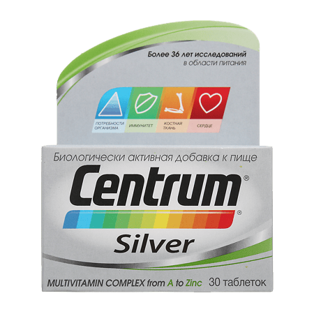 Centrum Silver from A to Zn, 30 pcs.