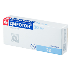 Диротон, таблетки 20 мг 28 шт