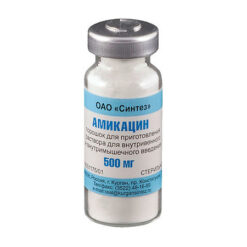 Amikacin, 500 mg