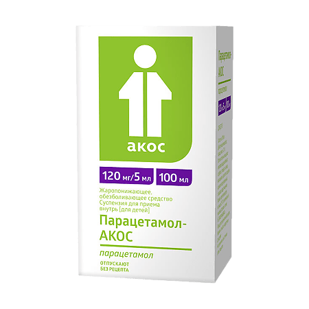 Paracetamol-ACOS for children, 120 mg/5 ml suspension 100 ml