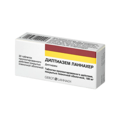 Diltiazem Lannacher, 180 mg 30 pcs