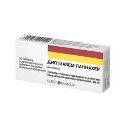 Diltiazem Lannacher, 90 mg 20 pcs