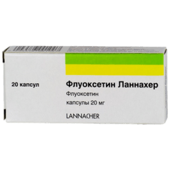 Fluoxetine Lannacher, 20 mg capsules 20 pcs