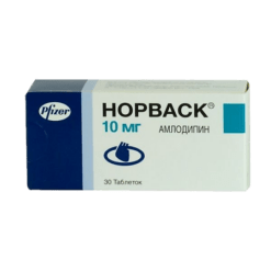 Norvasc, tablets 10 mg 30 pcs