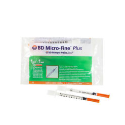 BD Micro-Fine Plus Insulin Syringe 1ml/U-100 30G (0.30 mm x 8 mm), 10 pcs.
