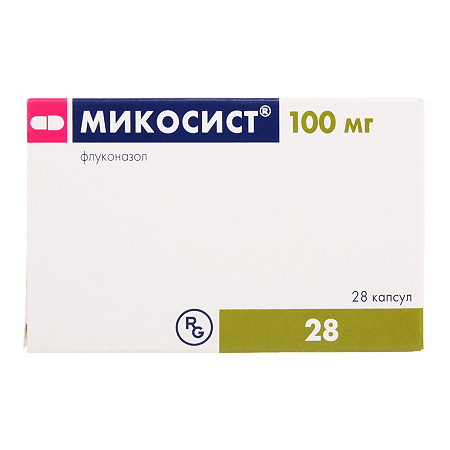 Mycosyst, 100 mg capsules 28 pcs