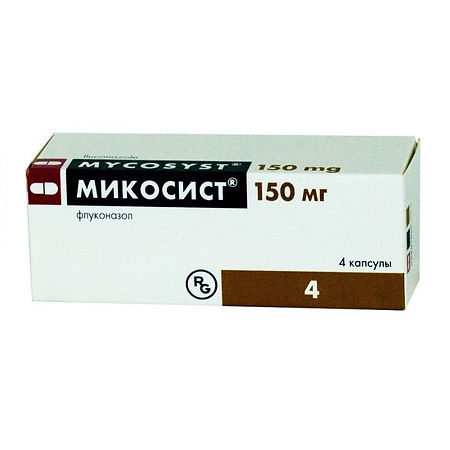 Mycosyst, 150 mg capsules 4 pcs