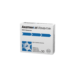 Acathinol Memantine, 10 mg 30 pcs