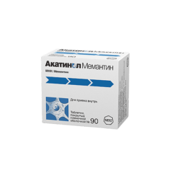 Acathinol Memantine, 10 mg 90 pcs