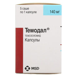 Temodal, 140 mg capsules 5 pcs