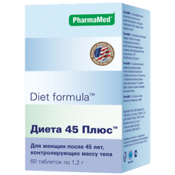 Diet formula Diet 45 Plus, tablets, 60 pcs.
