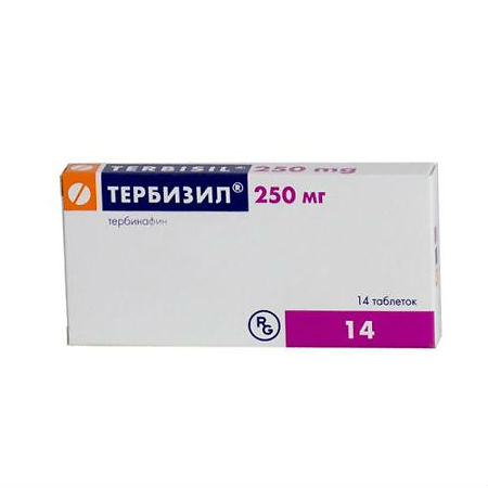 Terbizil, tablets 250 mg, 14 pcs.