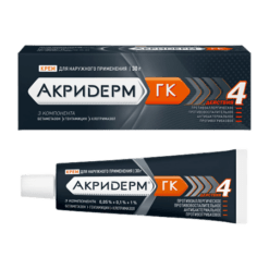 Akriderm GC, 0.05%+0.1%+1% cream 30 g