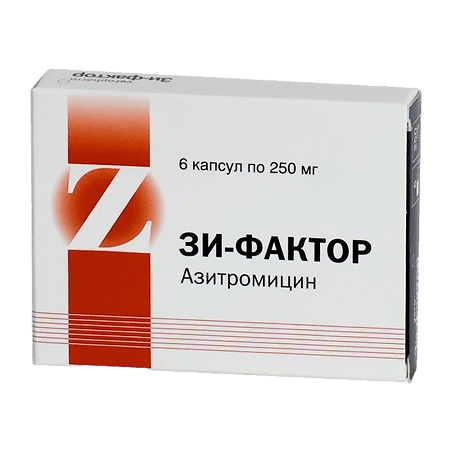 Zi-Factor, 250 mg capsules 6 pcs