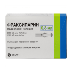 Frauxiparin, 9,500 anti-ha me/ml 0.3 ml syringes 10 pcs