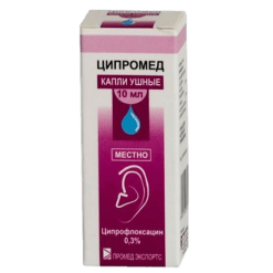 Tsipromed, ear drops 3 mg/ml 10 ml