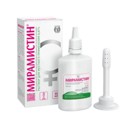 Miramistin, urological applicator solution with gynecological nozzle 0.01% 50 ml