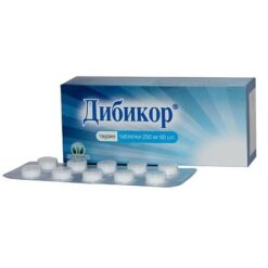 Dibicor, tablets 250 mg 60 pcs