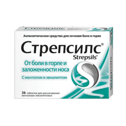 Strepsils with menthol and eucalyptus, tablets 36 pcs