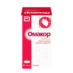 Omacor, 1 g capsules 28 pcs