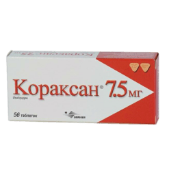 Кораксан, 7,5 мг 56 шт