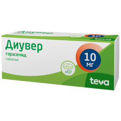 Diuver, 10 mg tablets 60 pcs