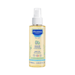 Mustela Bebe Massage Oil Sprayer Bottle, 100 ml