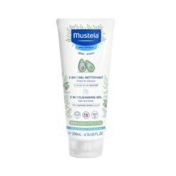 Mustela Bebe Gel-shampoo for head and body 2 in 1, 200 ml