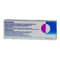 Pentaxime, lyophilisate 1 dose 0.5 ml