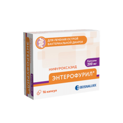 Enterofuryl, 200 mg capsules 16 pcs