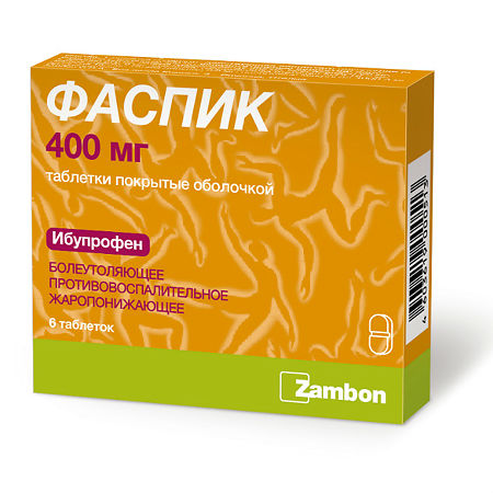 Faspic, 400 mg 6 pcs