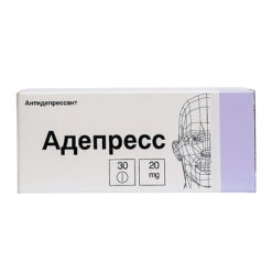 Adepress, 20 mg 30 pcs.