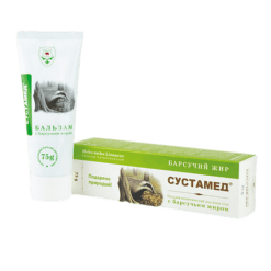 Sustamed balm for the body on badger fat, 75 g