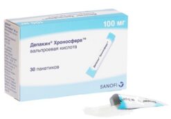 Депакин Хроносфера, 100 мг пакетики 30 шт