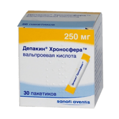 Депакин Хроносфера, 250 мг пакетики 30 шт