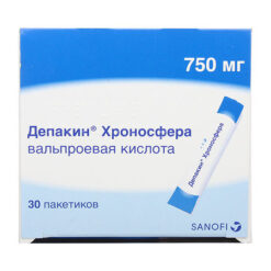 Депакин Хроносфера, 750 мг пакетики 30 шт