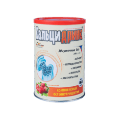 Calcidrink, powder 390 g, strawberry