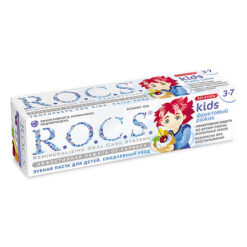 R.O.C.S. Toothpaste for children 3-7 years old Fruit cone without fluoride, 45 g
