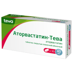 Atorvastatin-Teva, 40 mg 30 pcs