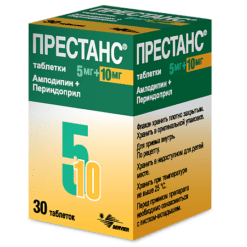 Prestance, tablets 10 mg+5 mg 30 pcs