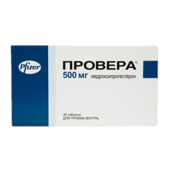 Provera, tablets 500 mg 30 pcs