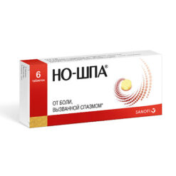 No-shpa, 40 mg tablets 6 pcs