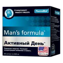 Mens formula Active Day, capsules, 60 pcs.