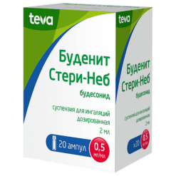 Буденит Стери-Неб, суспензия 0,5 мг/мл 2 мл 20 шт