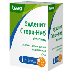 Буденит Стери-Неб, суспензия 0,25 мг/мл 2 мл 20 шт