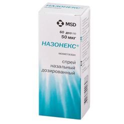 Nasonex, spray 50 mcg/dose 60 doses