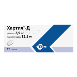 Hartil-D, tablets 2.5mg+12, 5 mg 28 pcs.