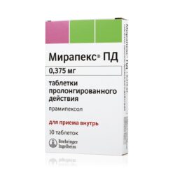 Mirapex PD, 0.375 mg 10 pcs